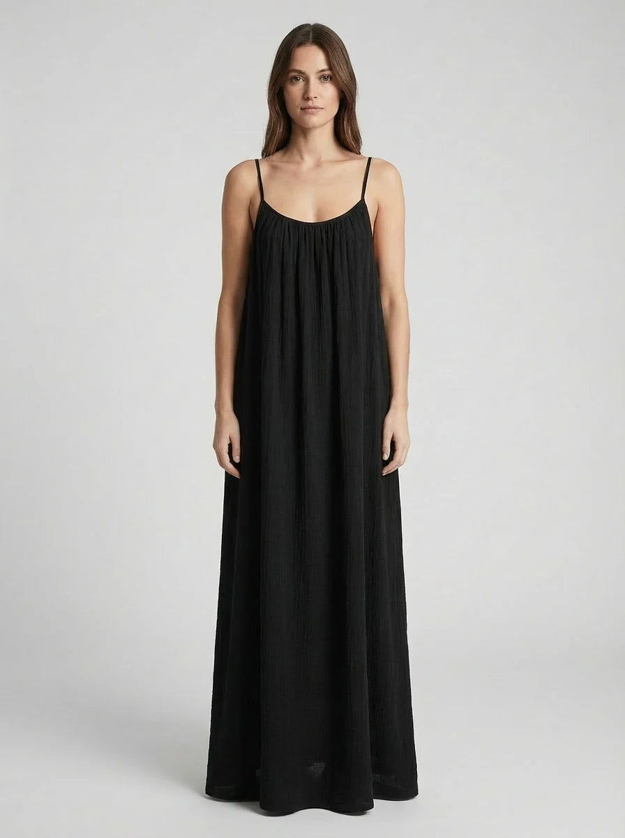 Driftline™ – Rückenfreies Maxikleid