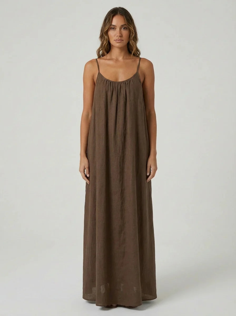 Driftline™ – Rückenfreies Maxikleid