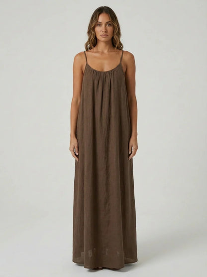 Driftline™ – Rückenfreies Maxikleid