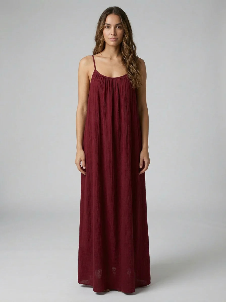 Driftline™ – Rückenfreies Maxikleid