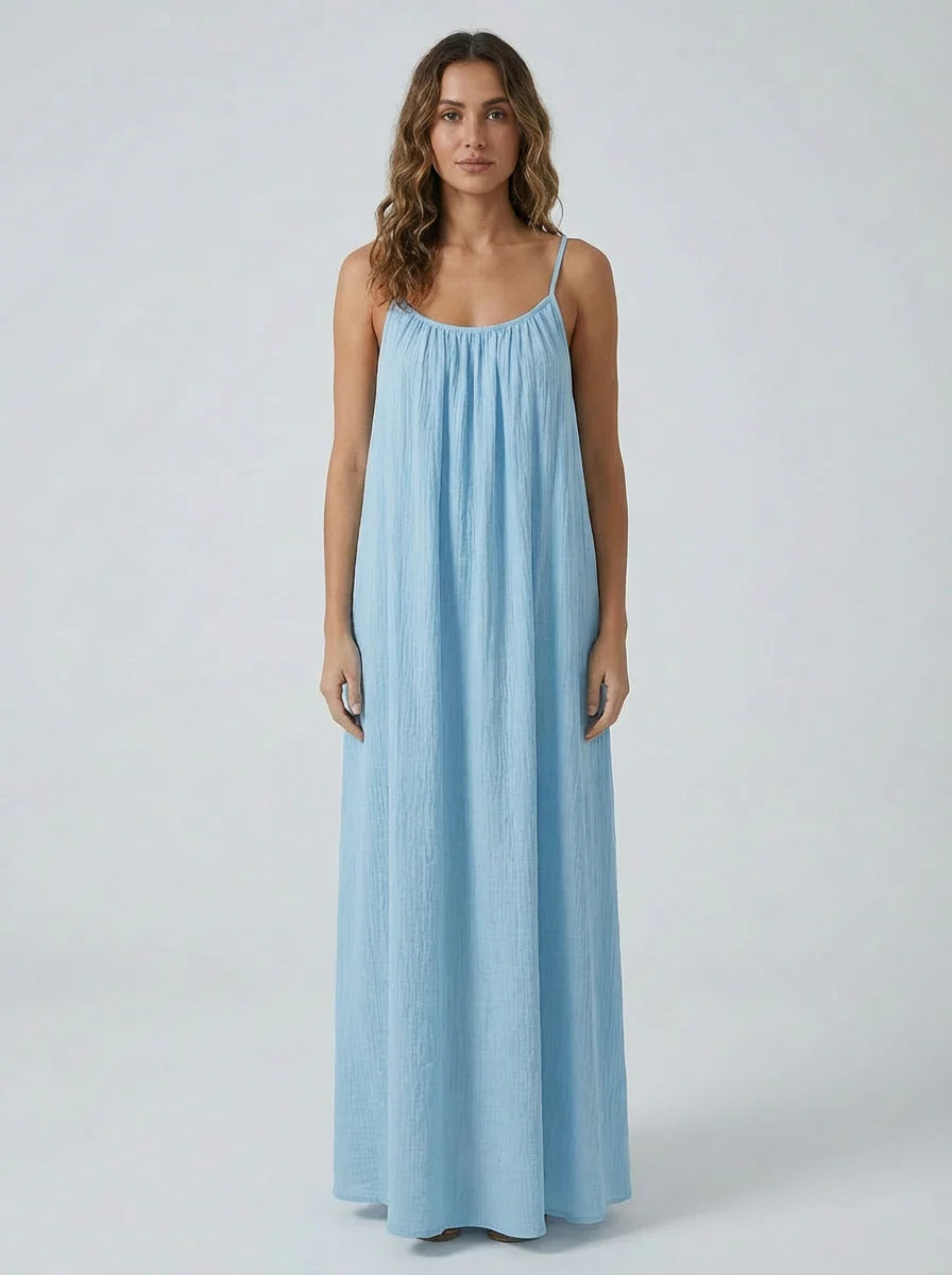 Driftline™ – Rückenfreies Maxikleid