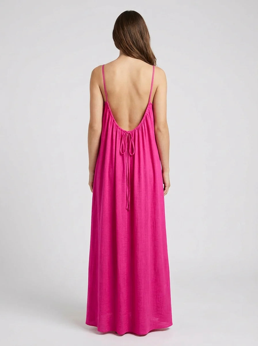 Driftline™ – Rückenfreies Maxikleid