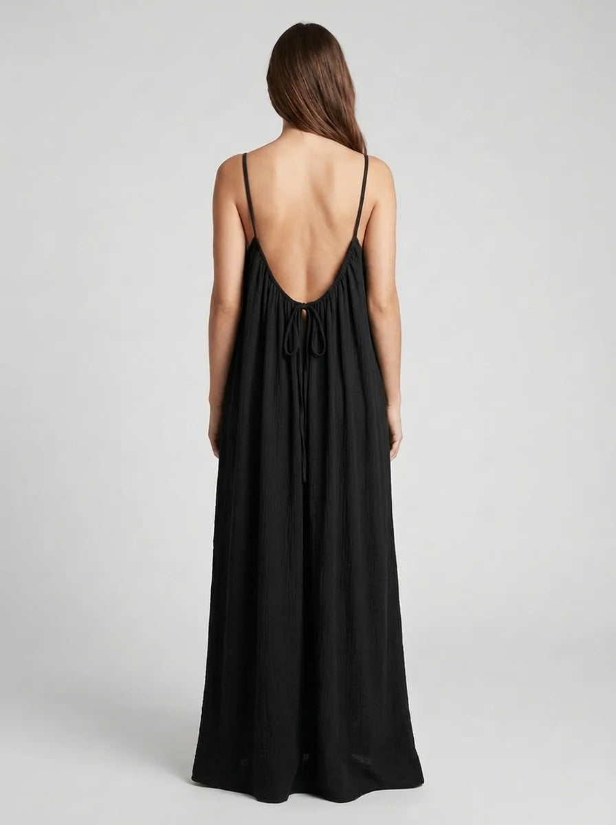 Driftline™ – Rückenfreies Maxikleid