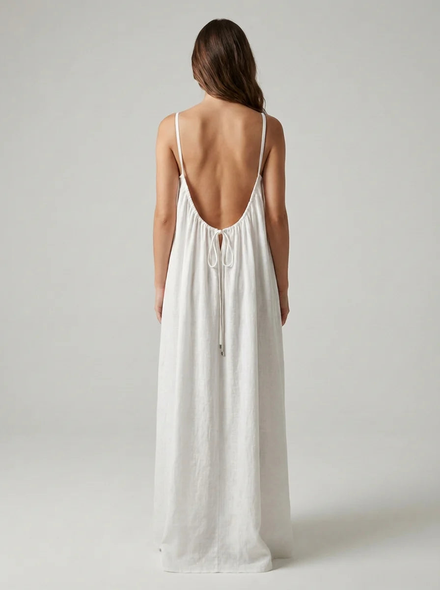 Driftline™ – Rückenfreies Maxikleid